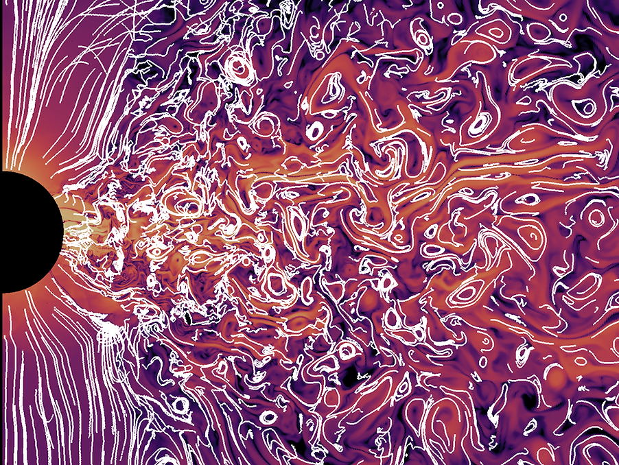 Plasma simulation visualization